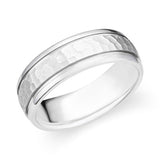 Men's Hammered Finish Wedding Ring-119-00267