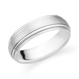 Men's Satin Polished Wedding Ring-119-00268