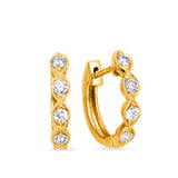 Yellow Gold Diamond Earring