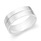 Men's Matte Square Wedding Ring-119-00437
