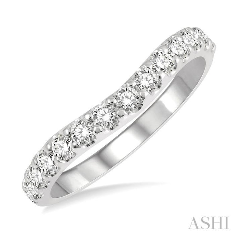 .50CTRDDM CURVED BAND WG 14K-H*