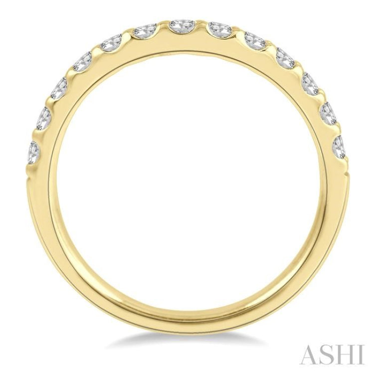 .50CTRDDM CURVED BAND YG 14K-H*