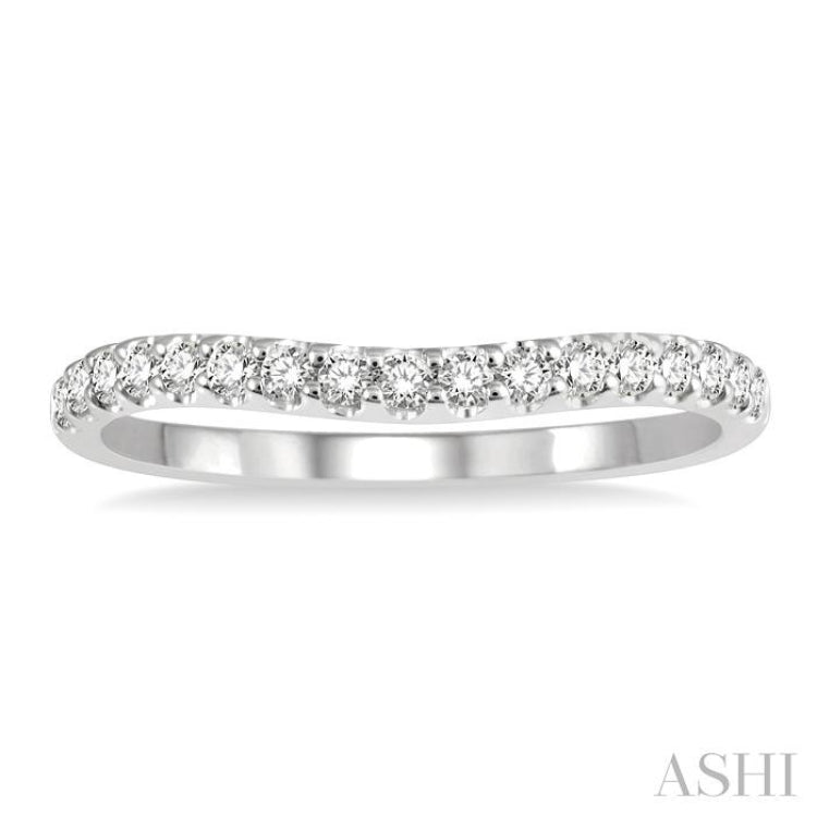 .25CTRDDM CURVED BAND WG 14K-H*