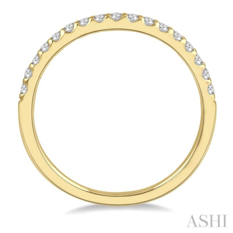 .25CTRDDM CURVED BAND YG 14K-H*