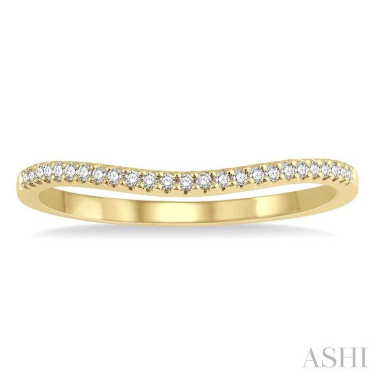 .10CTRDDM CURVED BAND YG 14K-H*
