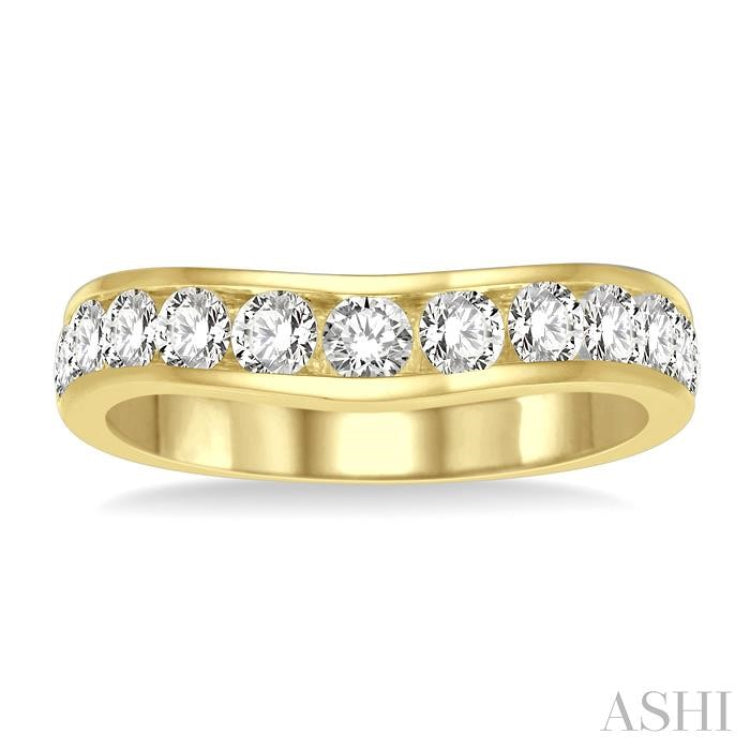 1.00CT RD DM 'V' BAND YG 14K@11-H*