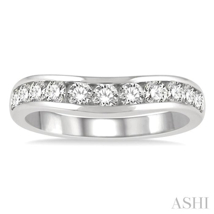 .75CT RD DM 'V' BAND WG 14K@11-H*