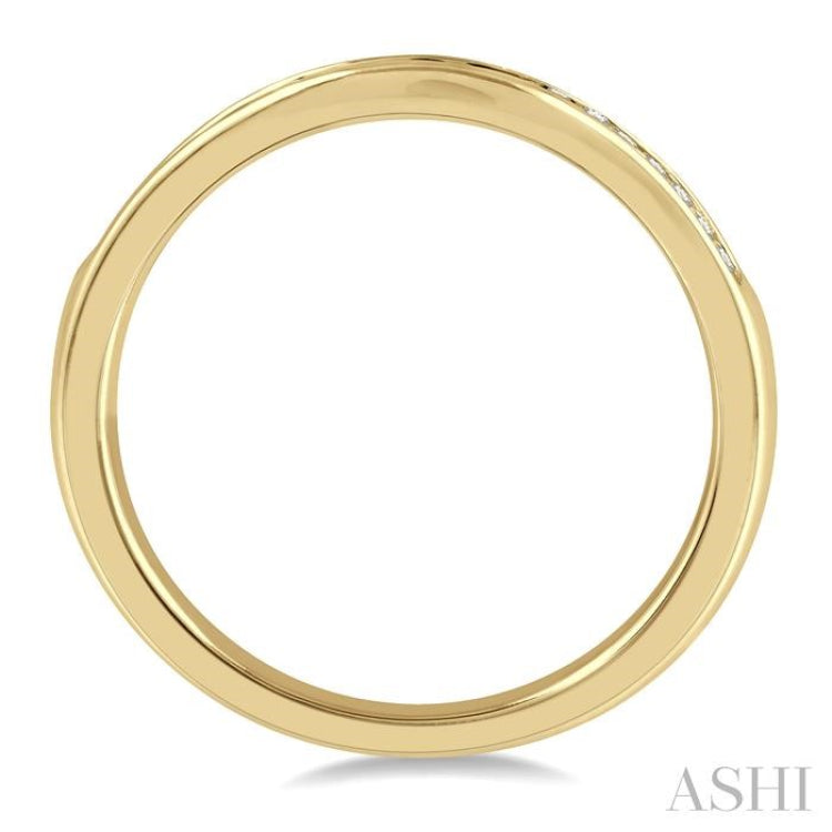 .33CT RD DM 'V' BAND YG 14K@11-H*