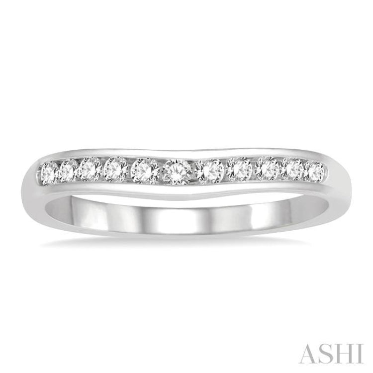.25CT RD DM 'V' BAND WG 14K@11-H*