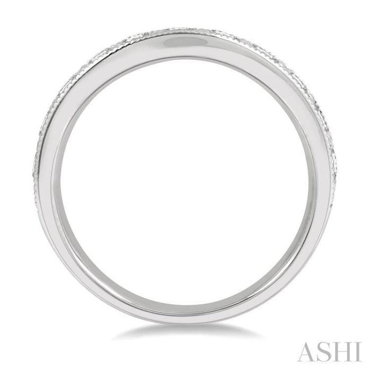 1.00CTRDDM 'V' BAND-MILLG WG 14K@11-H*