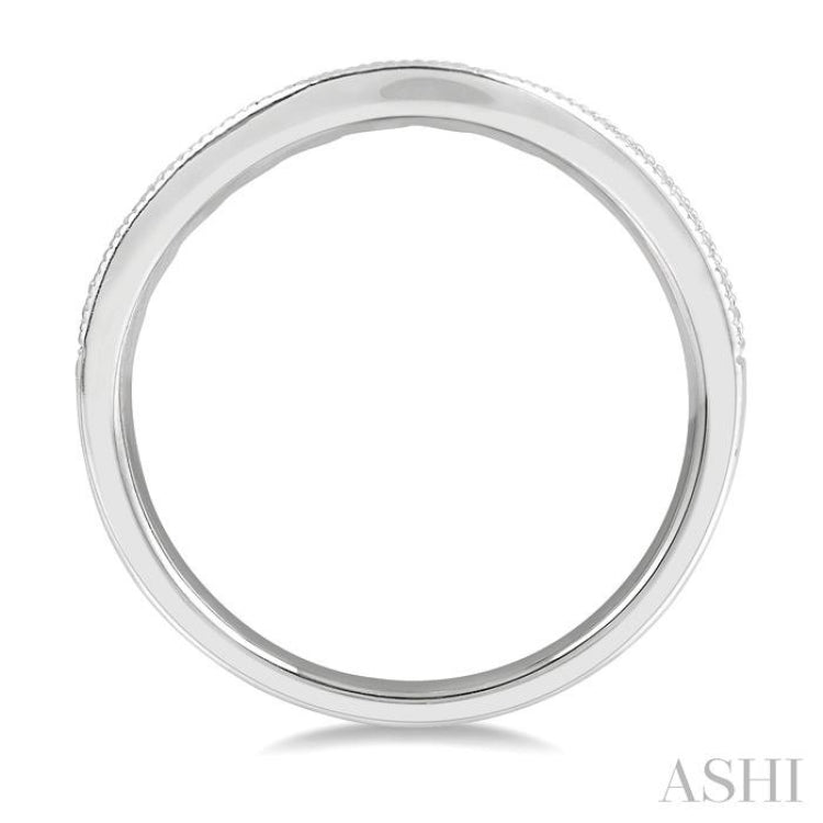 .50CTRDDM 'V' BAND-MILLG WG 14K@11-H*