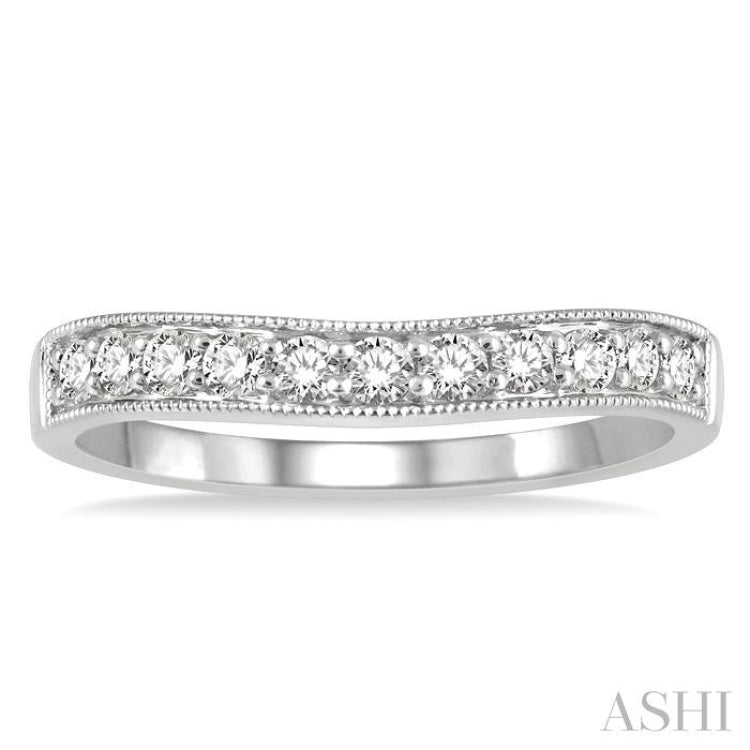.33CTRDDM 'V' BAND-MILLG WG 14K@11-H*