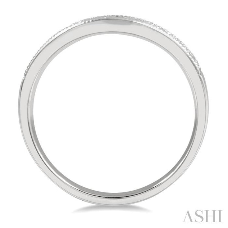 .25CTRDDM 'V' BAND-MILLG WG 14K@11-H*