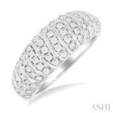.50CT RDDM LTWT RIBBED BAND WG 10K-G*
