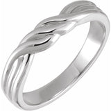 14K Twisted Band