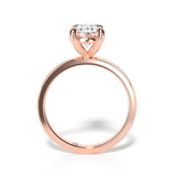 Oval Solitaire Engagement Ring by Allure