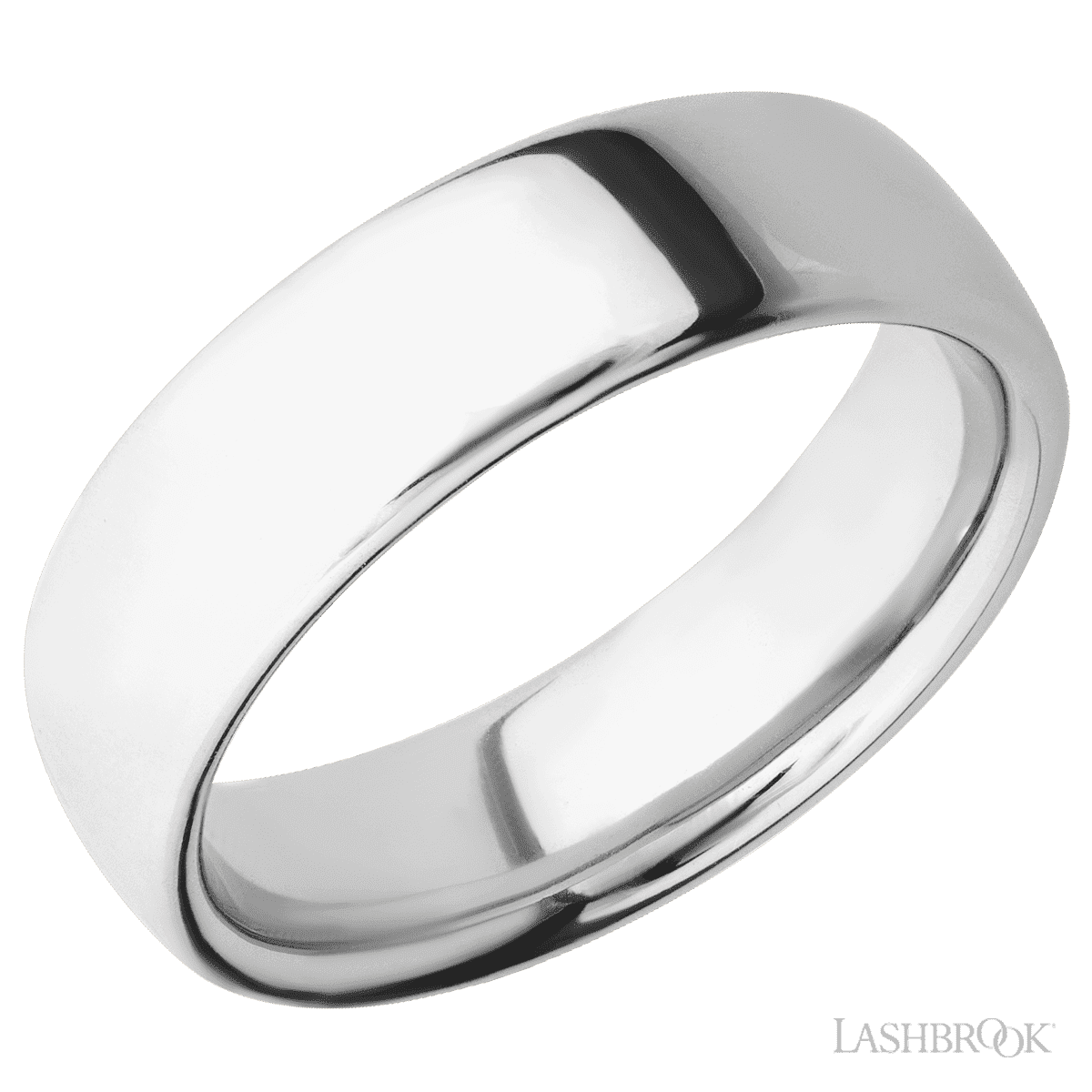 7 mm wide Ultra Comfort (our most comfortable profile) 14K White Gold band