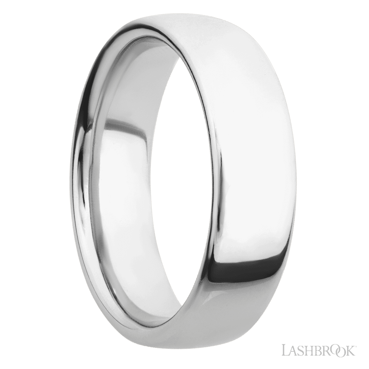 7 mm wide Ultra Comfort (our most comfortable profile) 14K White Gold band