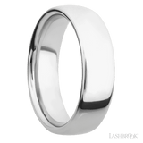 7 mm wide Ultra Comfort (our most comfortable profile) 14K White Gold band