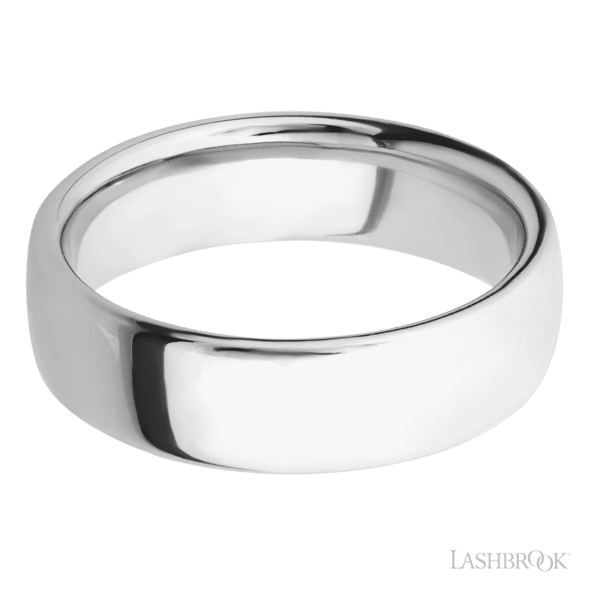 7 mm wide Ultra Comfort (our most comfortable profile) 14K White Gold band