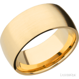 10 mm wide Domed 14K Yellow Gold band