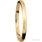 2 mm wide Domed 14K Yellow Gold band