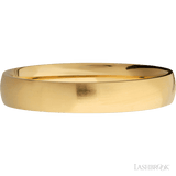 4 mm wide Domed 14K Yellow Gold band