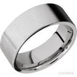 8 mm wide Flat Cobalt Chrome band