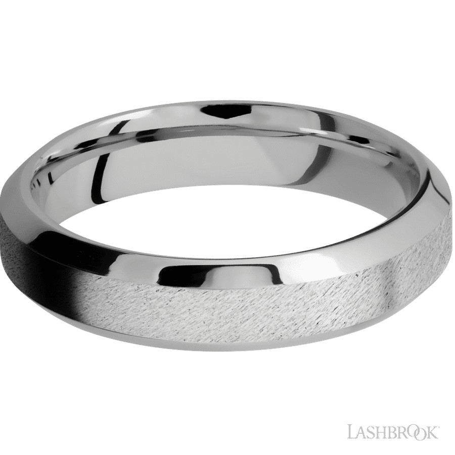 5 mm wide High Bevel Cobalt Chrome band
