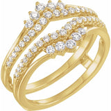 1/2 CTW Natural Diamond Ring Guard