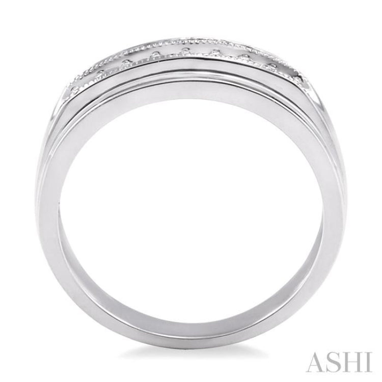 1/8 ctw Round Cut Diamond Women's Ring in 10K White Gold