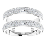 1/2 CTW Natural Diamond Ring Guard