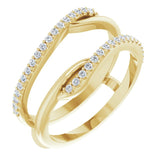 1/4 CTW Natural Diamond Ring Guard