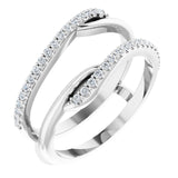 1/4 CTW Natural Diamond Ring Guard