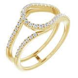 1/3 CTW Natural Diamond Ring Guard