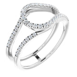 1/3 CTW Natural Diamond Ring Guard