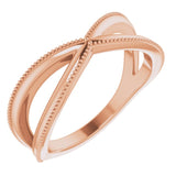 14K Contour Band