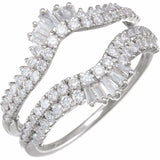 1 CTW Natural Diamond Ring Guard