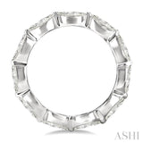 2 Ctw East-West Set Marquise Cut Diamond Eternity Wedding Band in 14K White Gold