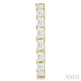 1.90CTEMDM EAST-WEST HOOP ER YG 14K-H*
