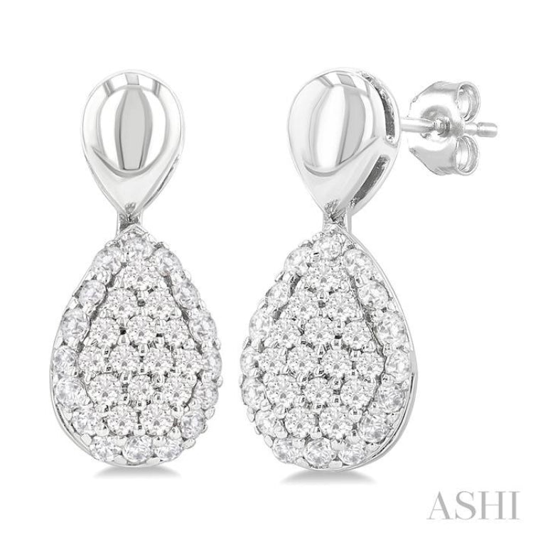 .33CTRDDM PR SHAPE MINI PAVE ER WG10K-S*