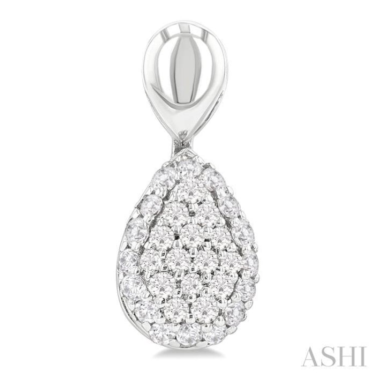 .33CTRDDM PR SHAPE MINI PAVE ER WG10K-S*