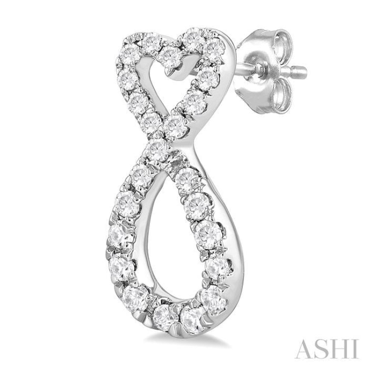 .25CTRDDM HEART INFINITY ER WG 10K-G*