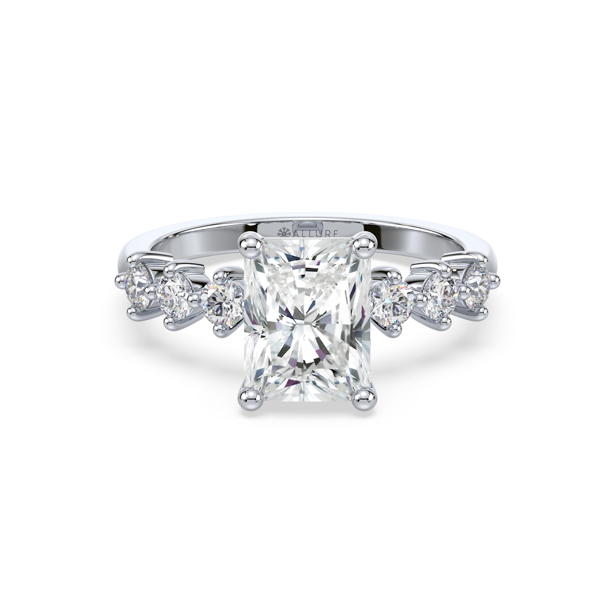 Radiant Cut Engagement Ring by Allure