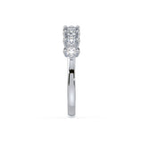 Modern Prong Set Ladies Diamond Wedding Band by Allure