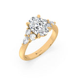 Oval Diamond Engagement Ring by Allure