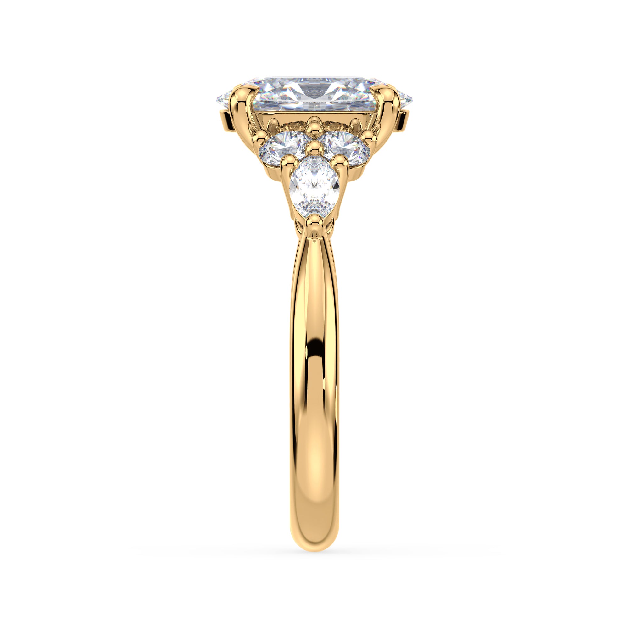 Oval Diamond Engagement Ring by Allure