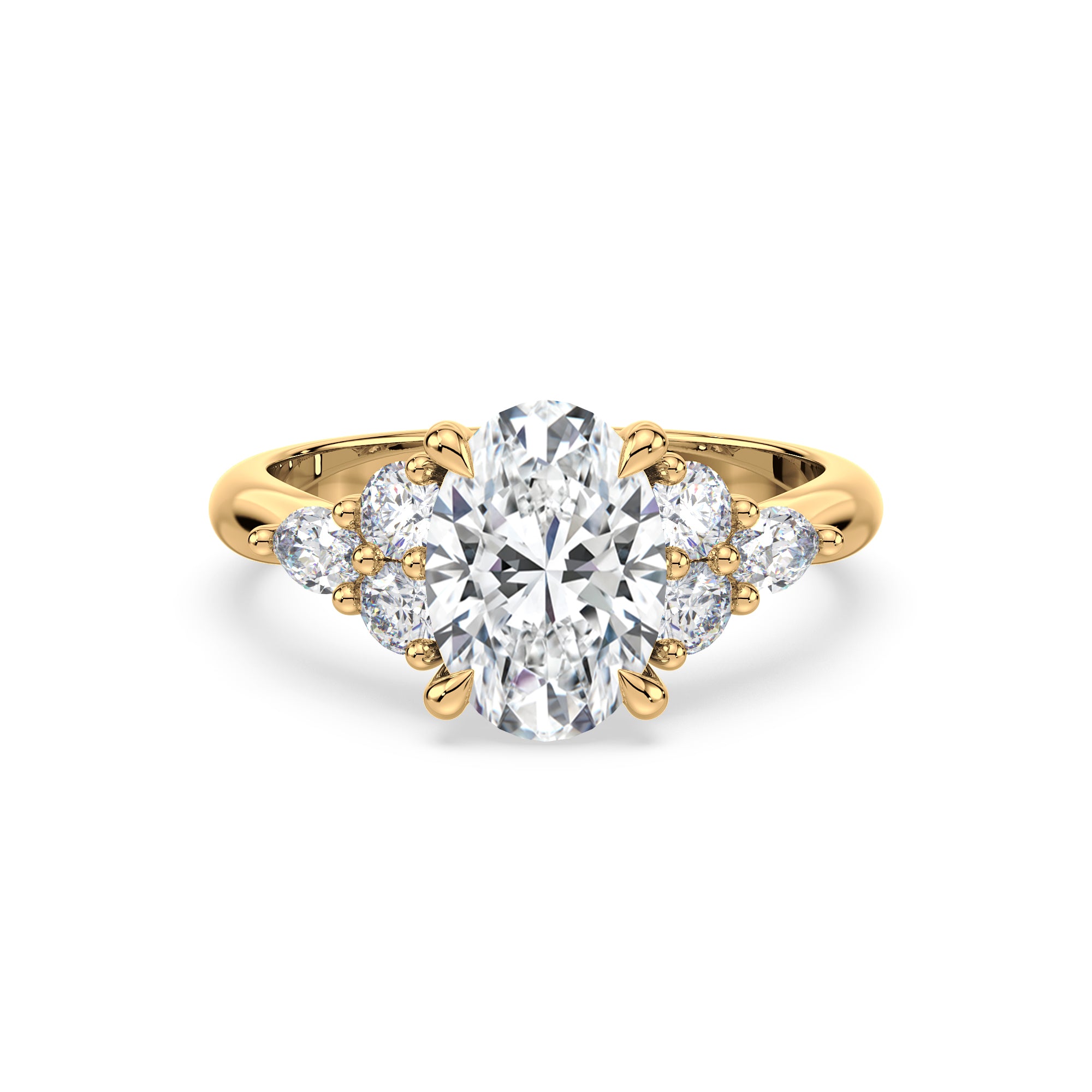 Oval Diamond Engagement Ring by Allure