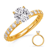 Vesta Classic Pavé Engagement Ring
