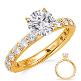 Juno Bold Pavé Engagement Ring